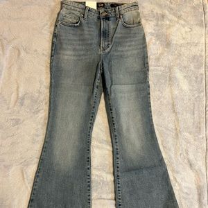 High rise Flare or Bell Bottoms Jeans